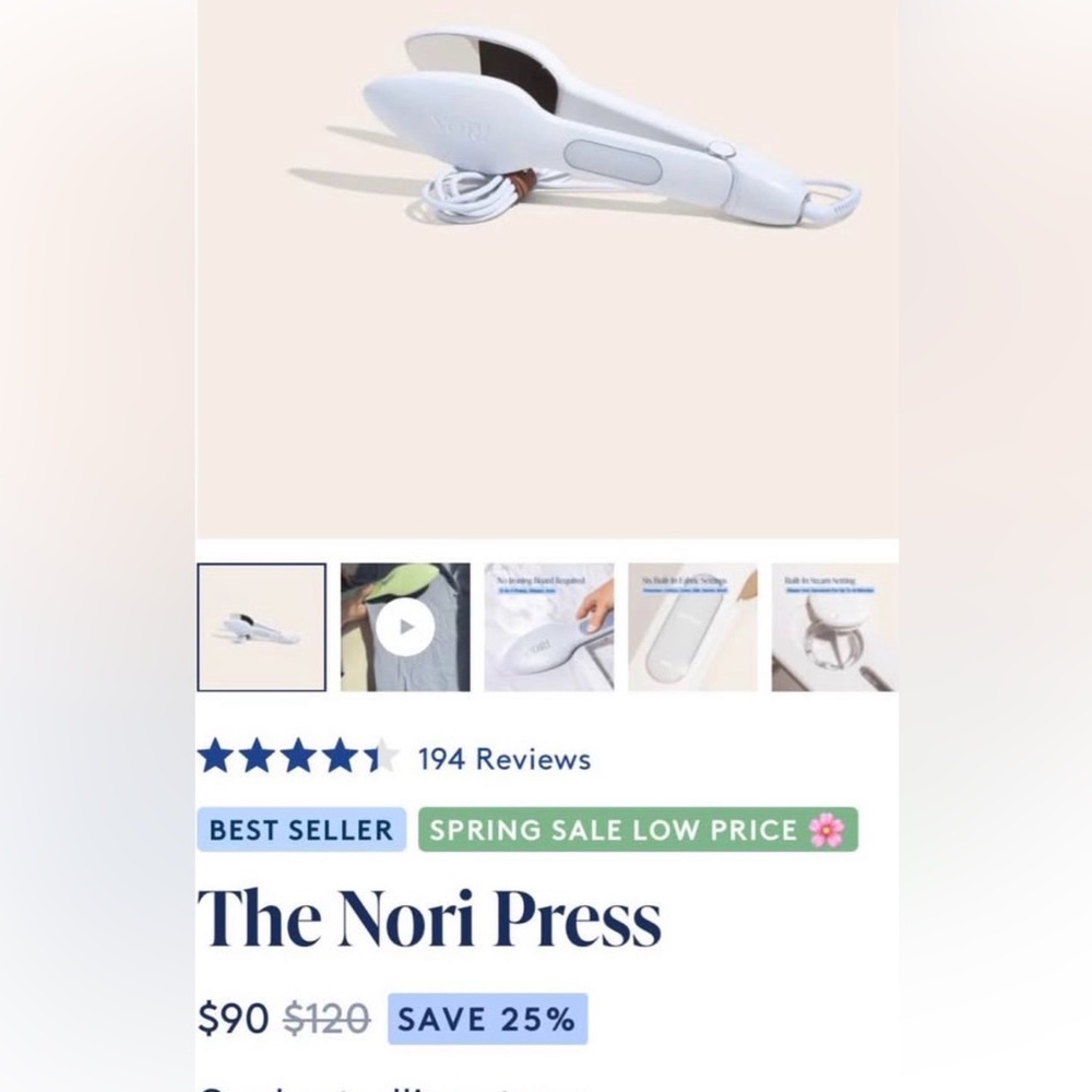 Light blue new Nori  Press -